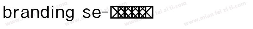 branding se字体转换